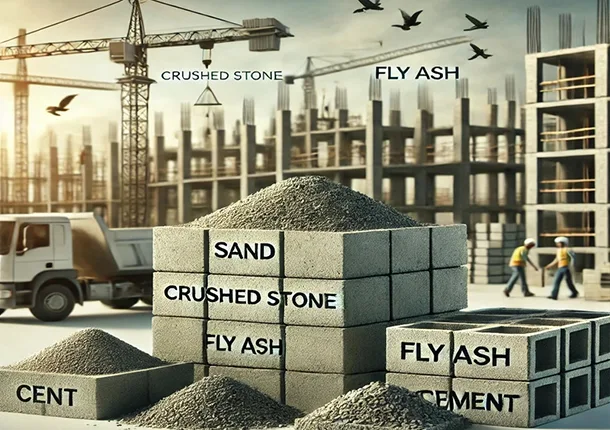 Anong Mga Materyales ang Gawa sa Mga Concrete Brick?